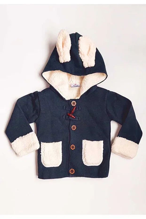 Детский кардиган с капюшоном A Baby, Khaki