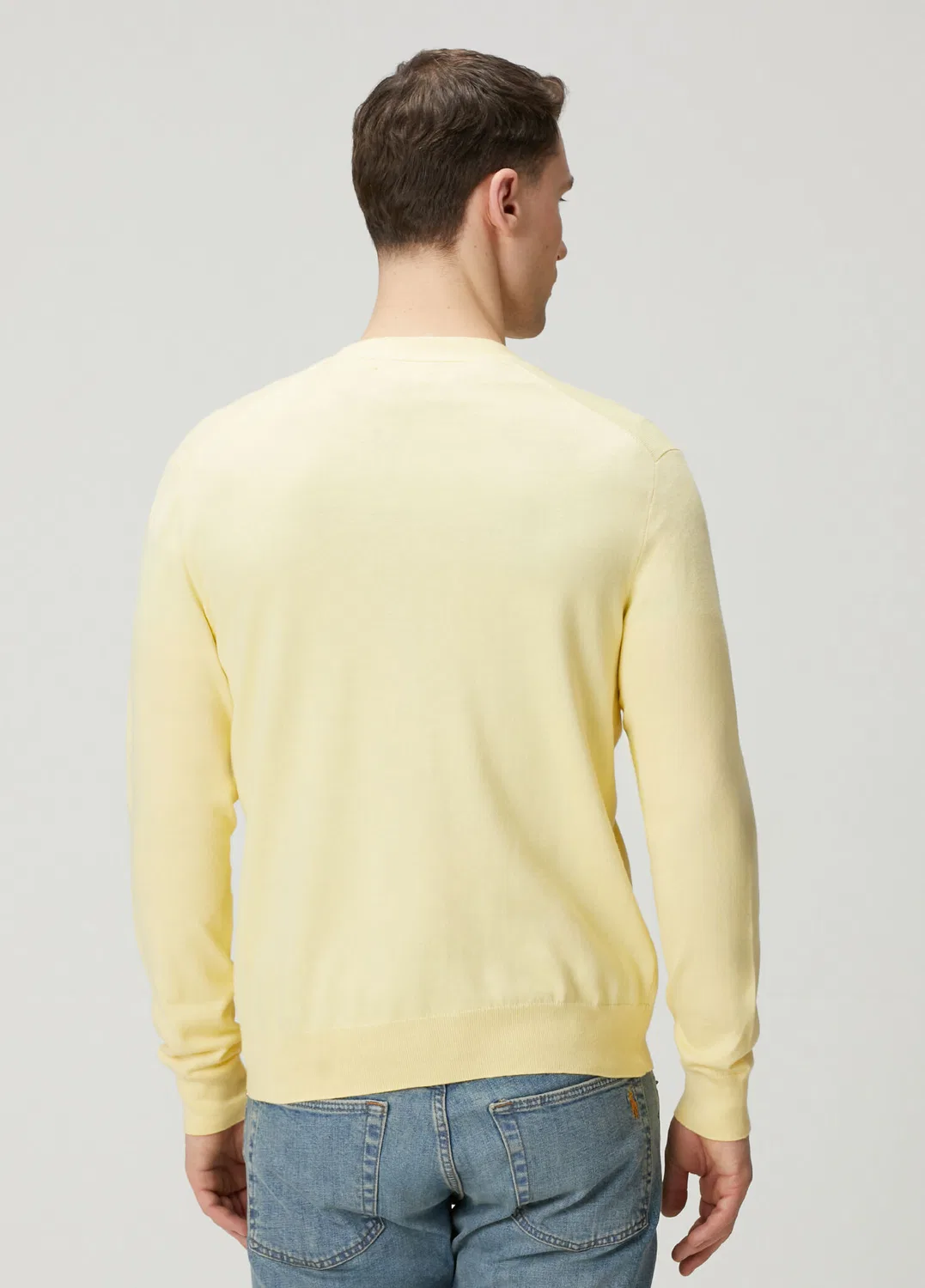 Кардиган V-образным вырезом Polo Ralph Lauren, желтый — фото 4