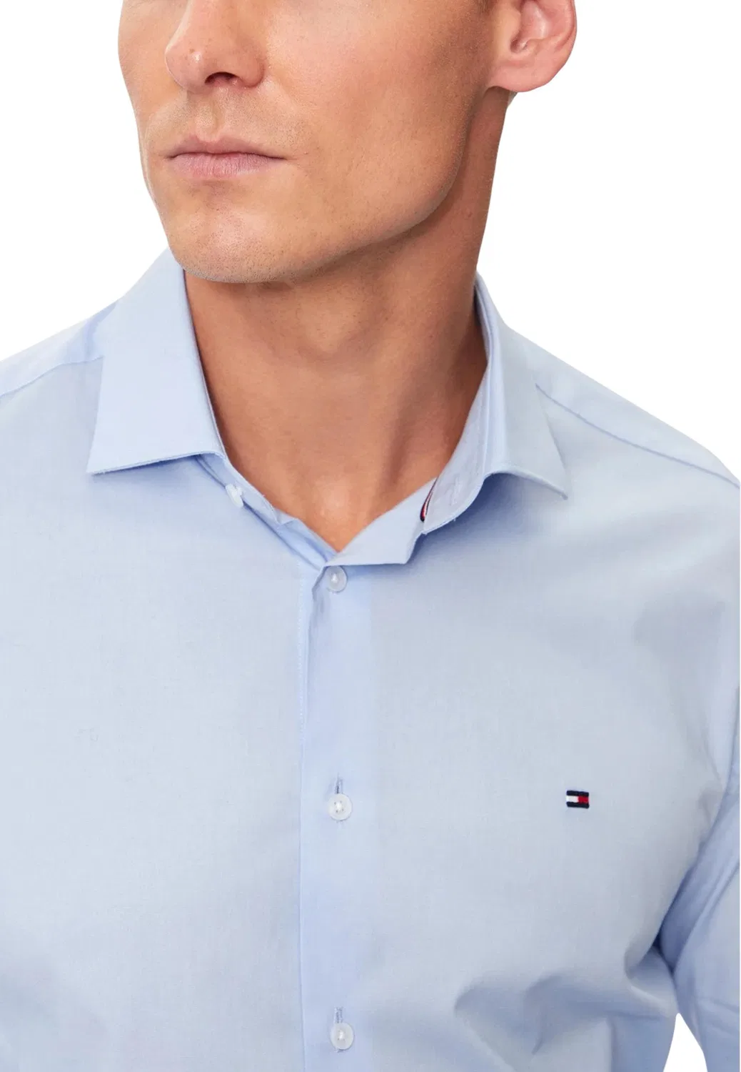 Мужская рубашка с длинным рукавом Tommy Hilfiger, Light Blue — фото 3