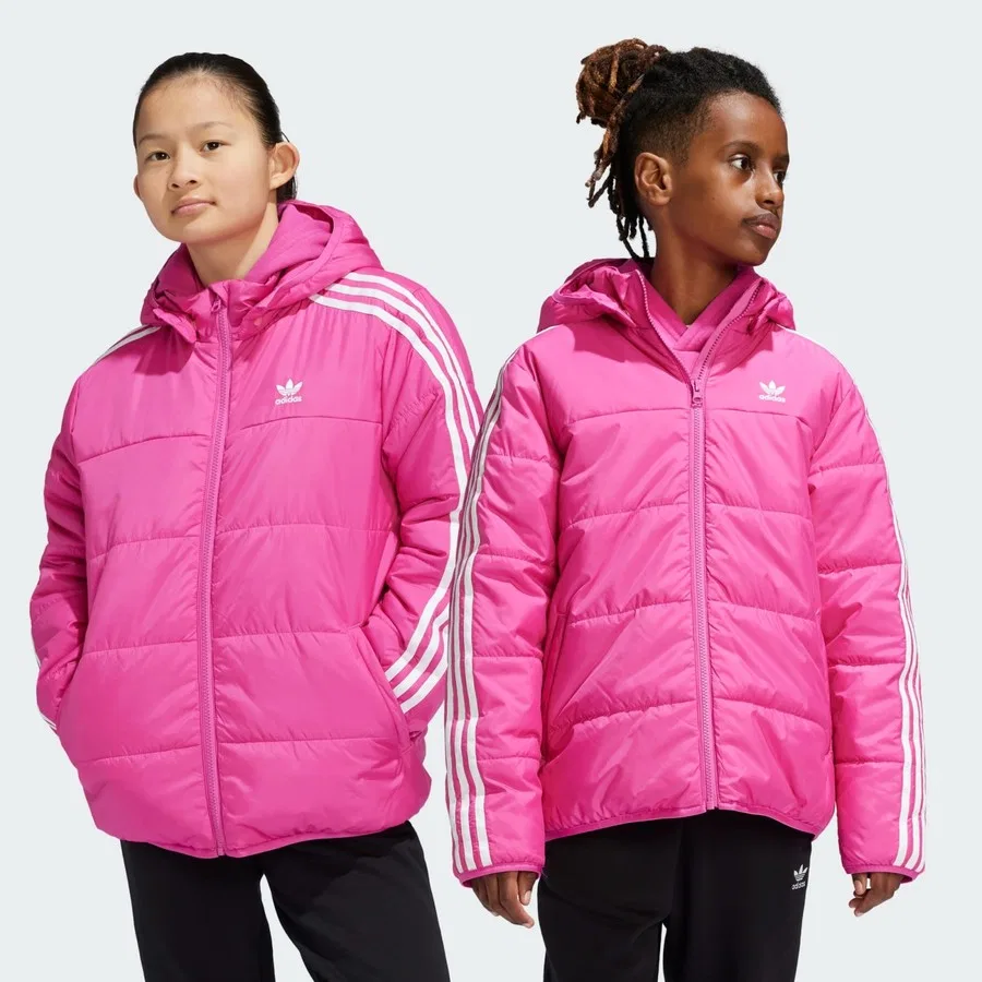 Детская куртка с принтом Adicolor adidas, Розовый