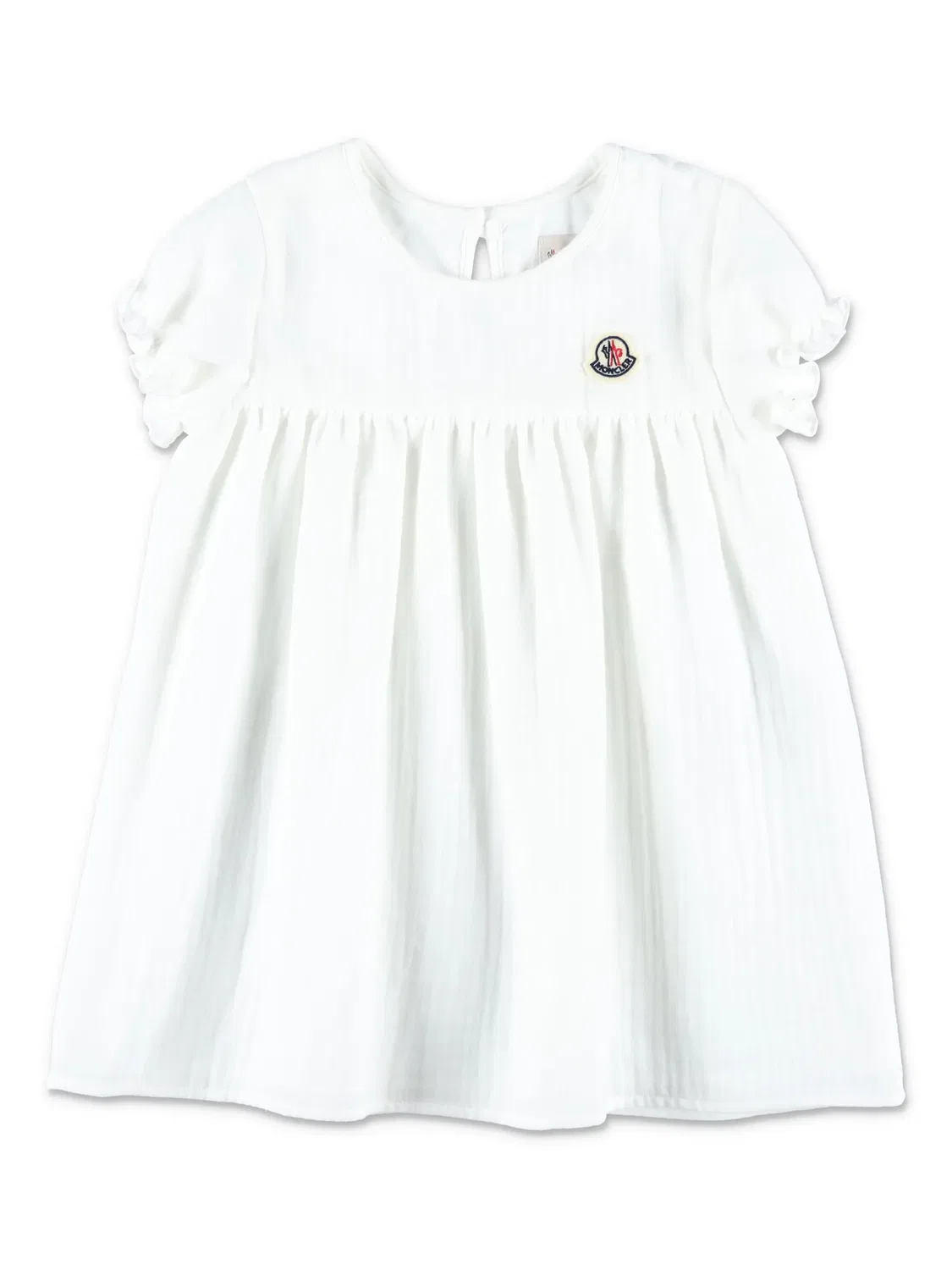 Хлопковое платье Moncler, белый