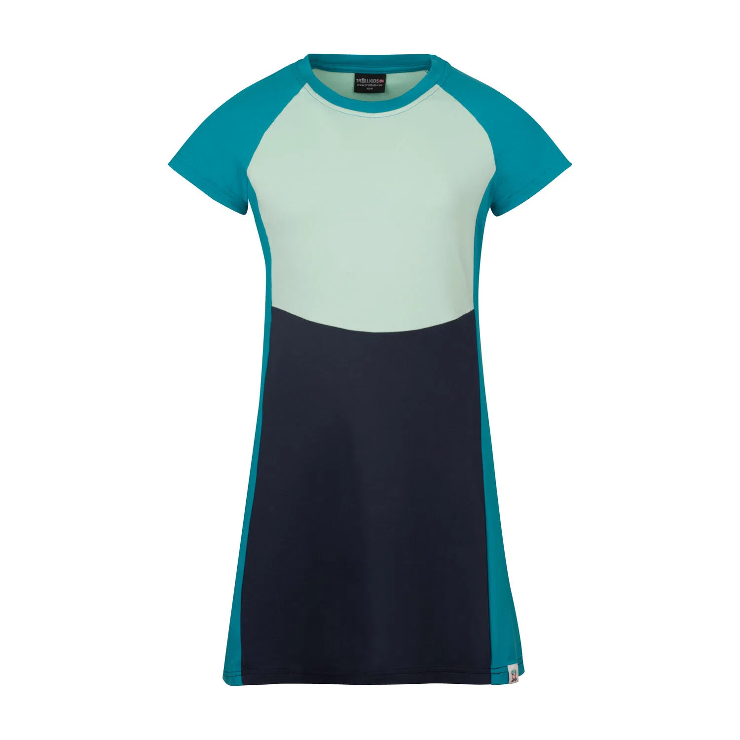 Детское платье с коротким рукавом Senja Outdoor Trollkids, Navyblau