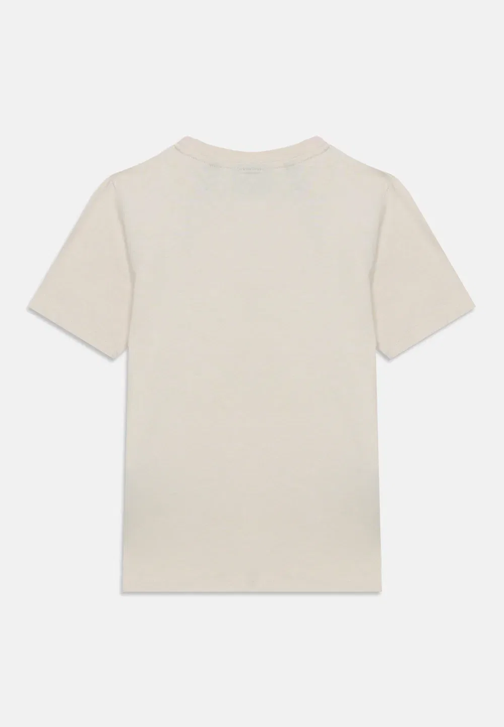 Простая футболка унисекс - базовая модель Lyle & Scott, Putty — фото 2