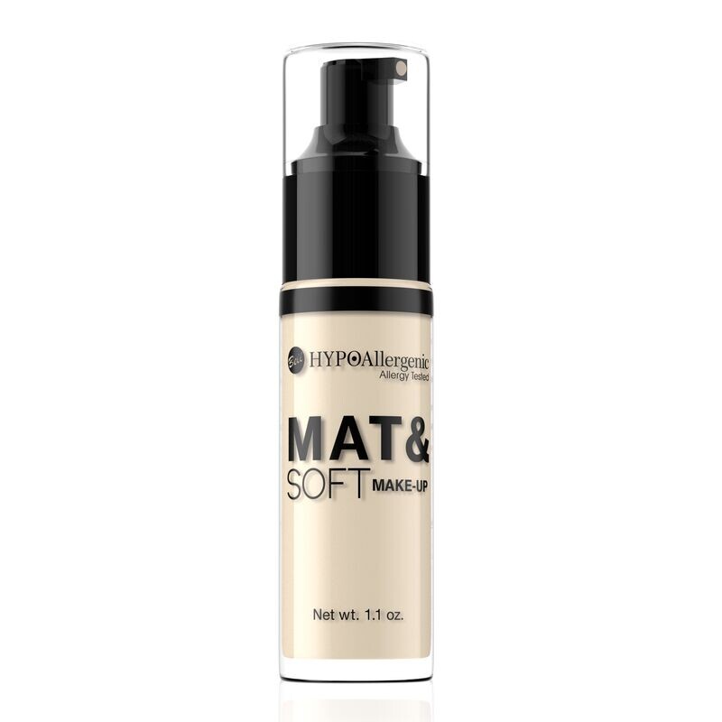 

Mat&Soft Make-up 01 Светло-бежевый HYPOAllergenic, 30 ml