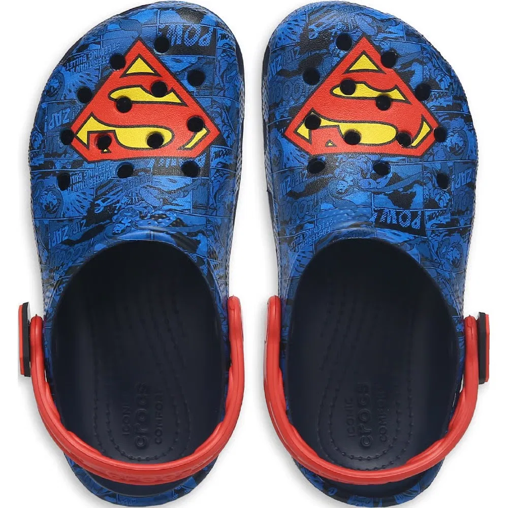 Детские классические сабо Superman Crocs, Superman Multi — фото 4