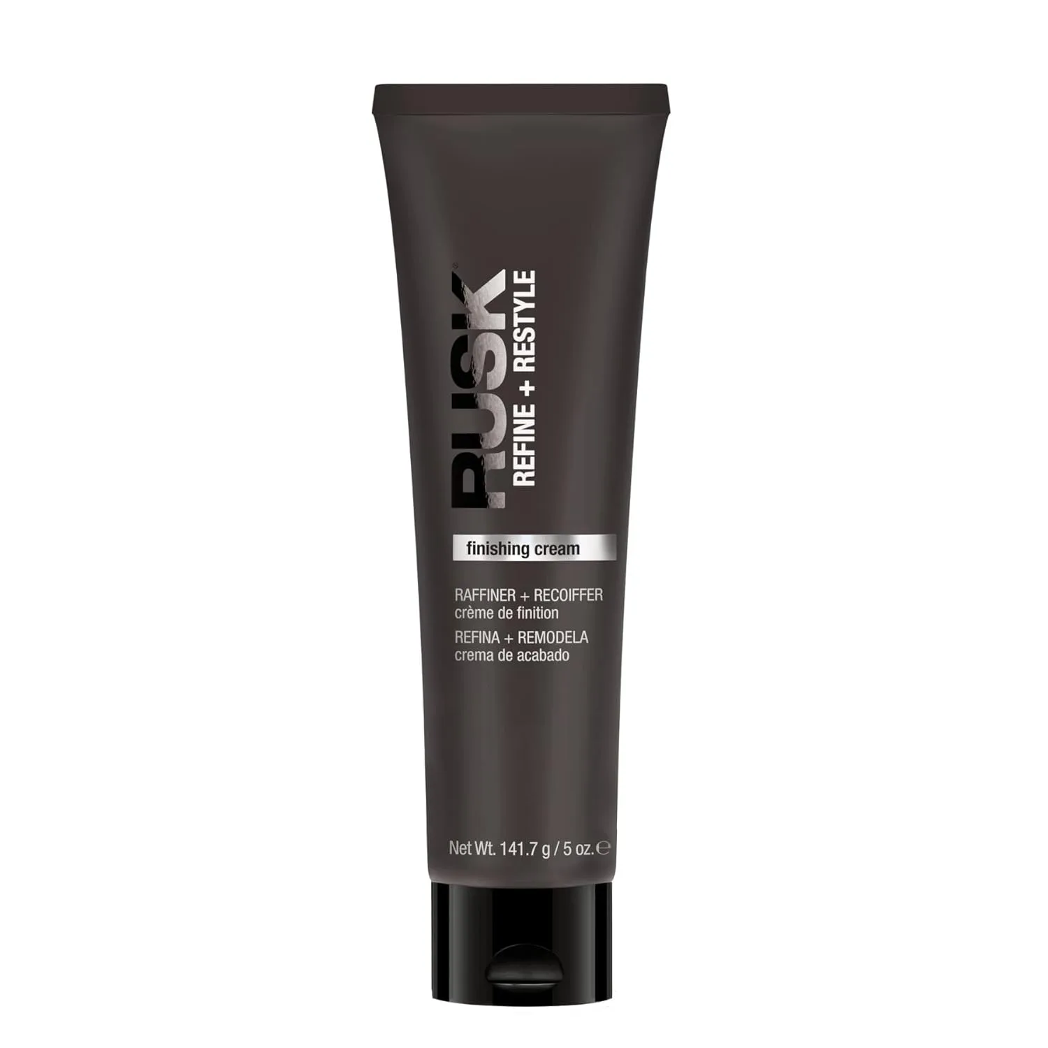 Крем для укладки RUSK Finishing Cream, Refine + Restyle, усиливает естественную текстуру и блеск, предотвращает пушистость волос, 140 мл.