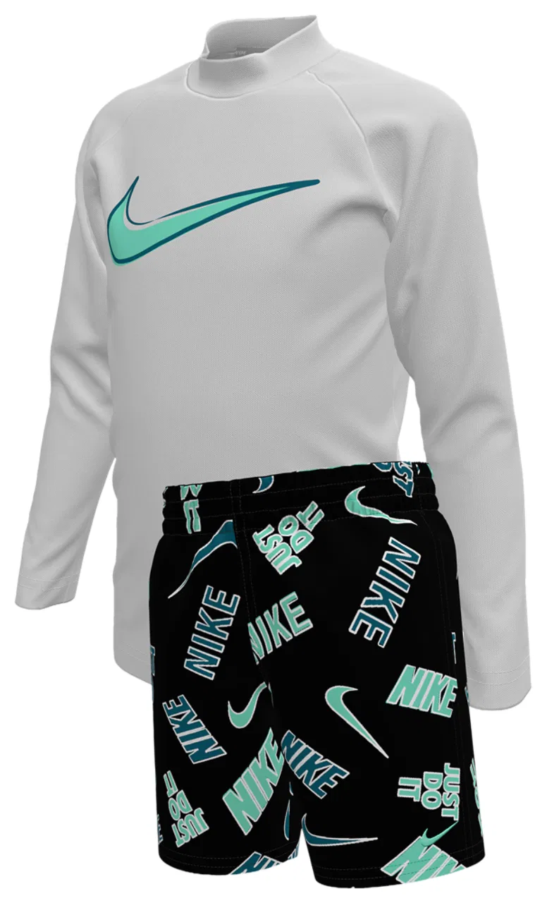 Комплект для мальчиков Long Sleeve & Short Set Nike, черный