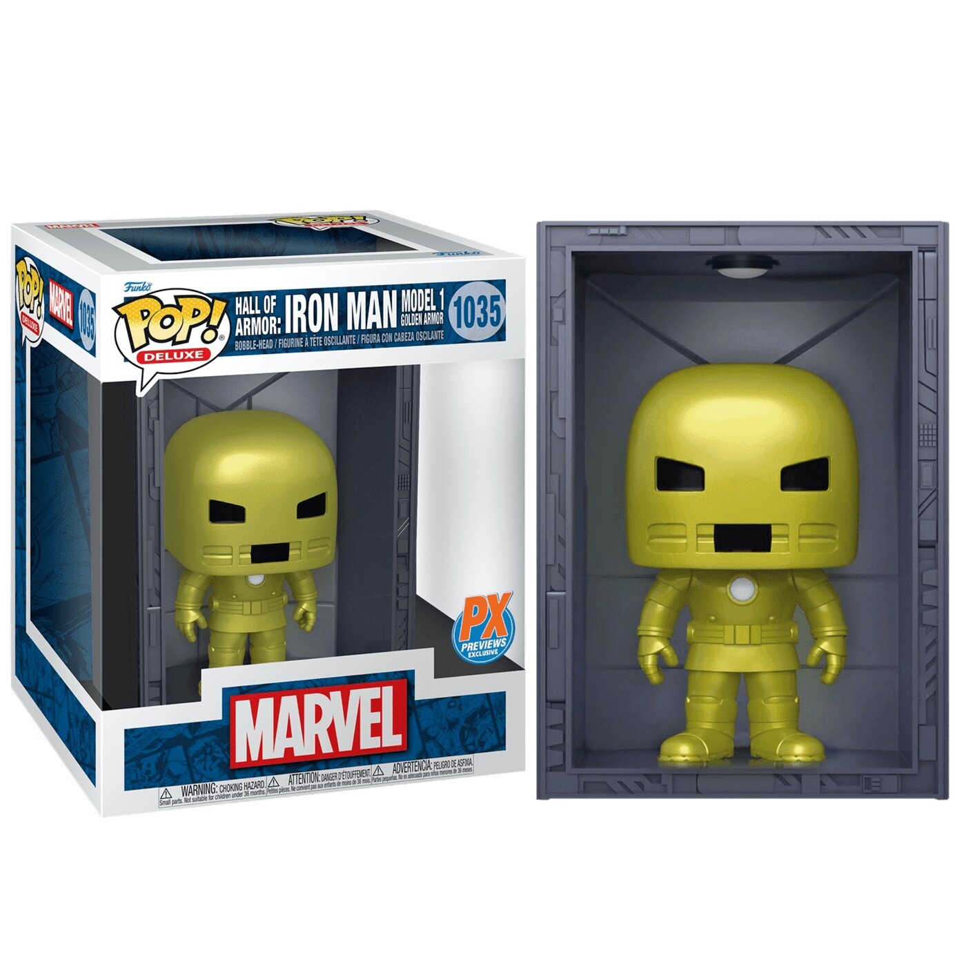 

Фигурка Funko Pop! Marvel: Iron Man Hall of Armor Model 1 Deluxe Vinyl Figure