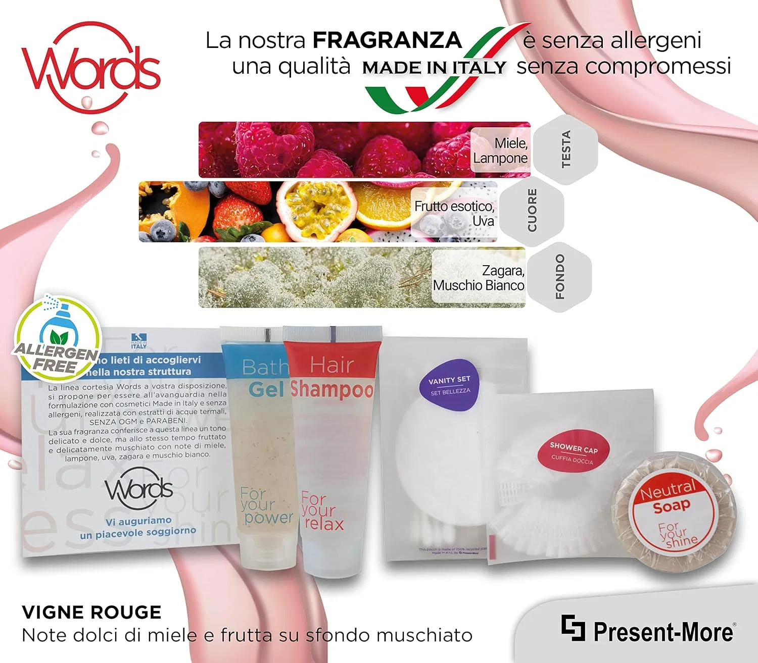 Набор косметики Present-More, 50 гостей, Vigne Rouge — фото 4