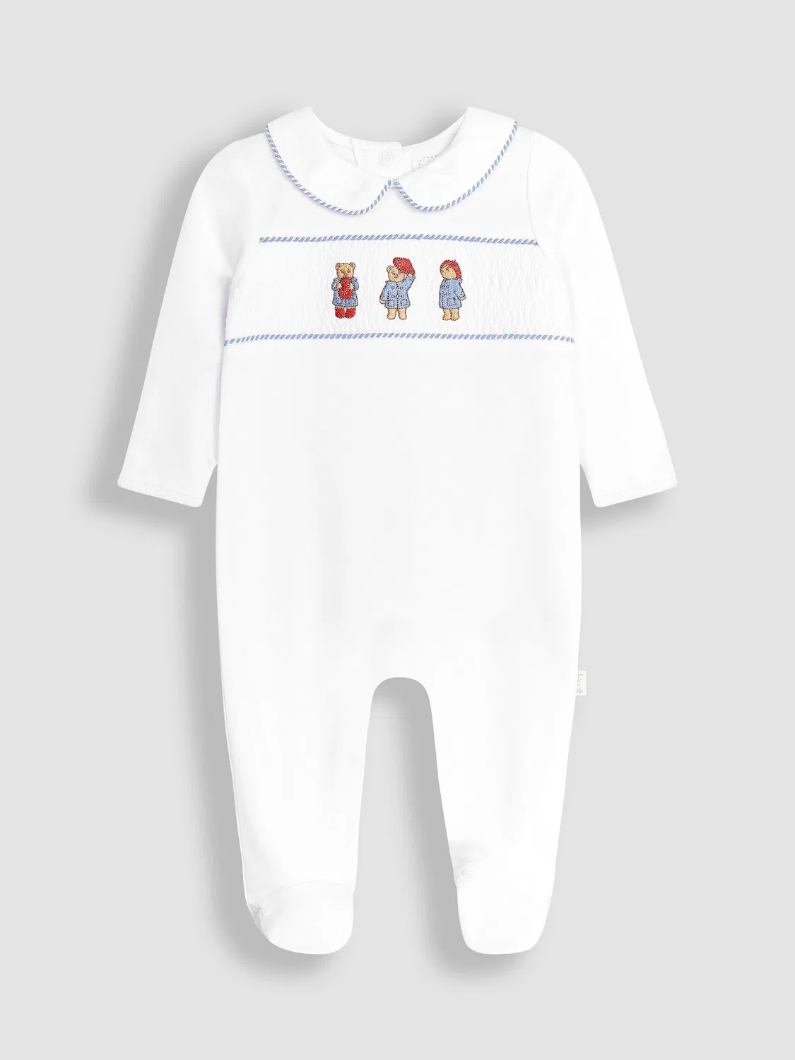 Слип с вышивкой Paddington Jojo Maman Bébé, белый
