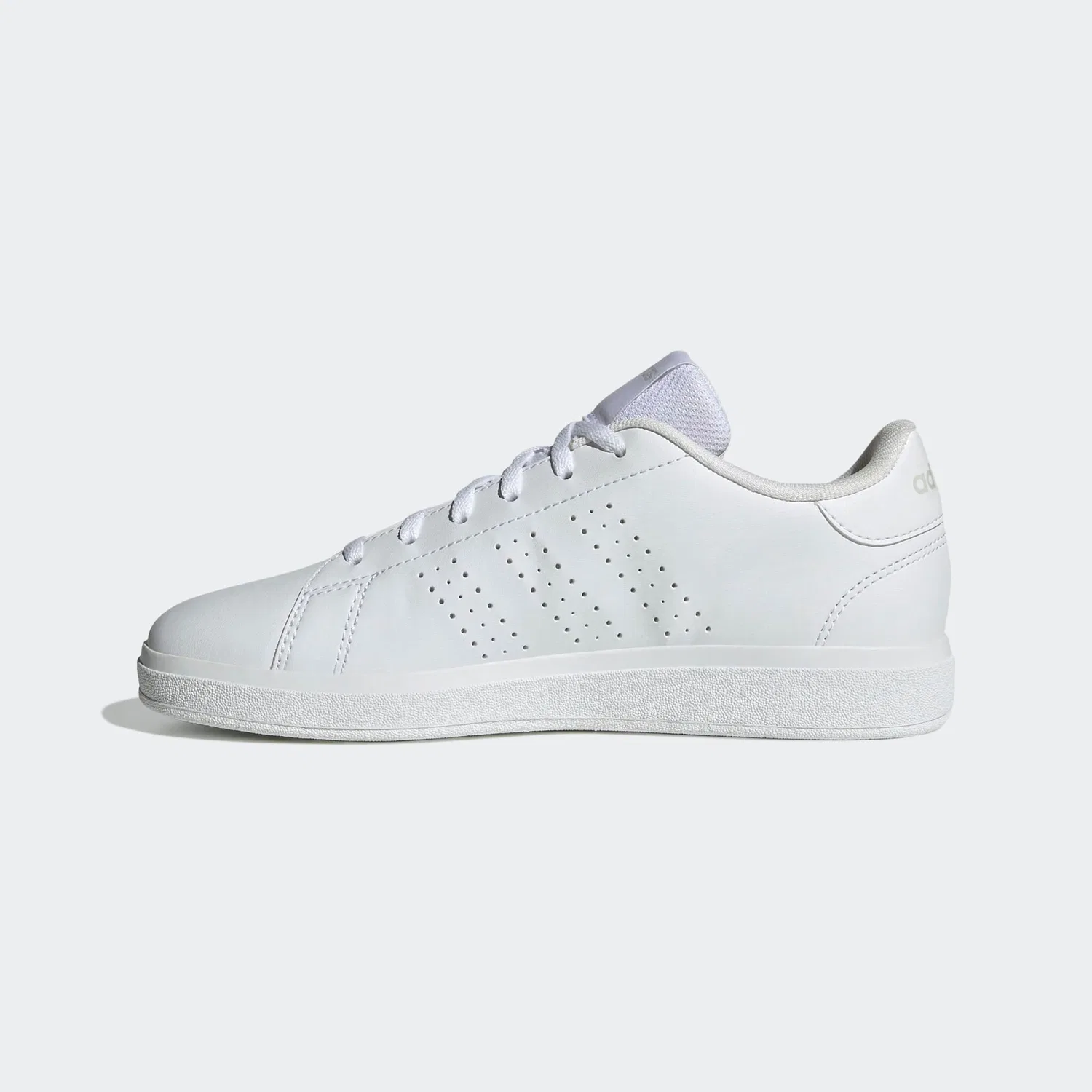 Детские спортивные кроссовки с дизайном в стиле Stan Smith Adidas Sportswear, Cloud White/Ftwr White/Grey One — фото 3