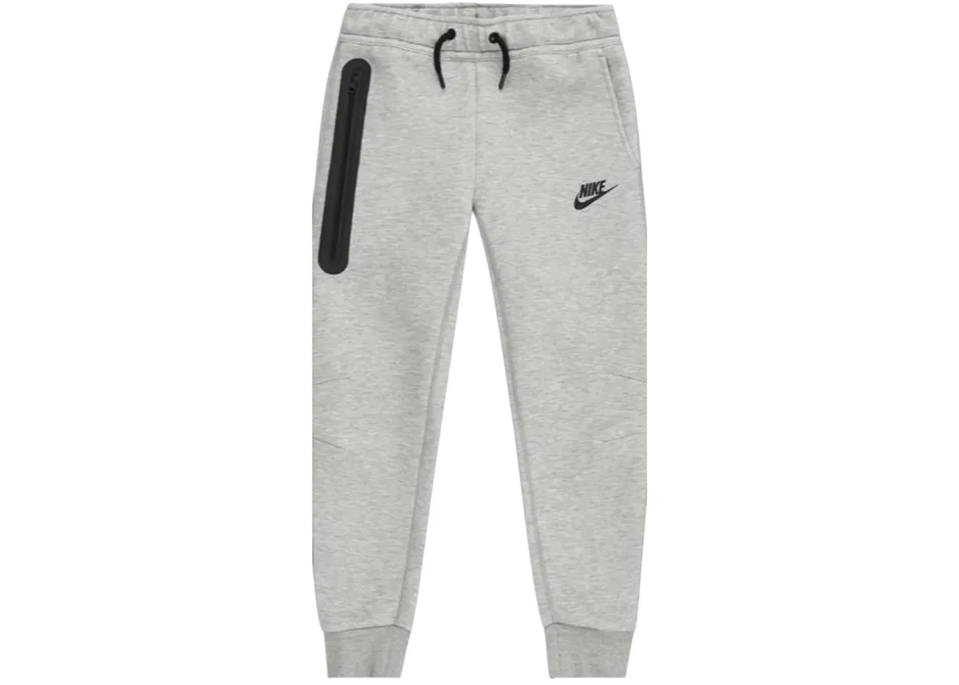 Детский комплект из худи и джоггеров с длинным рукавом Nike Sportswear Tech Fleece, Grey/Black — фото 2