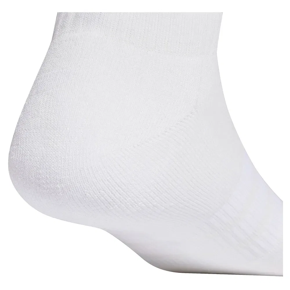 Носки низкие с амортизацией Adidas Cushioned Essentials 3 пары, белый — фото 4