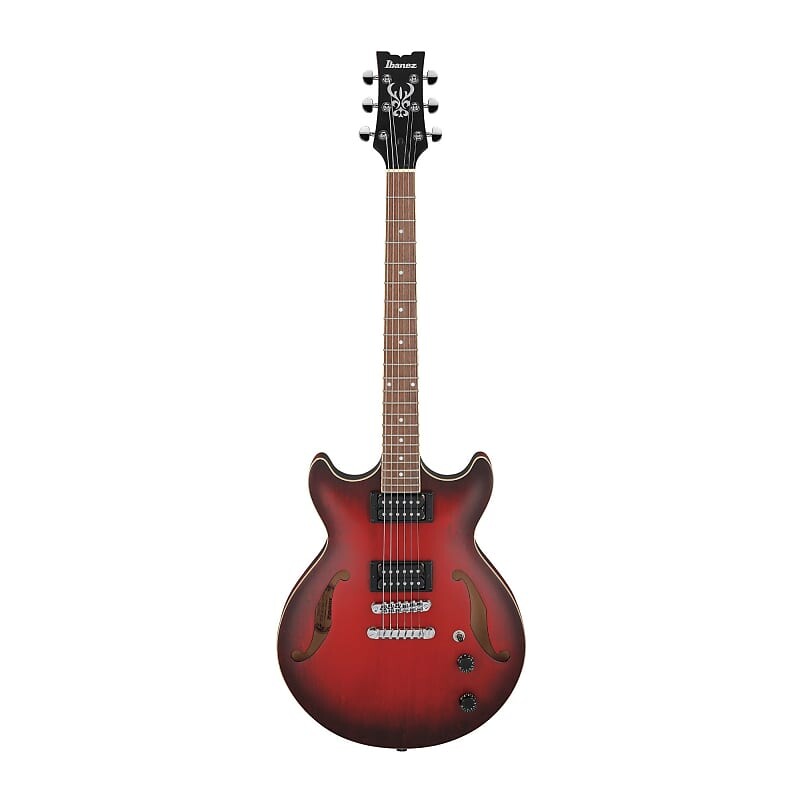 

Ibanez AM53 Artcore Series 6-струнная электрогитара с полым корпусом (правша, Sunburst Red Flat) Ibanez AM53 Artcore Series Hollow-Body Electric Guitar (Sunburst Red Flat)