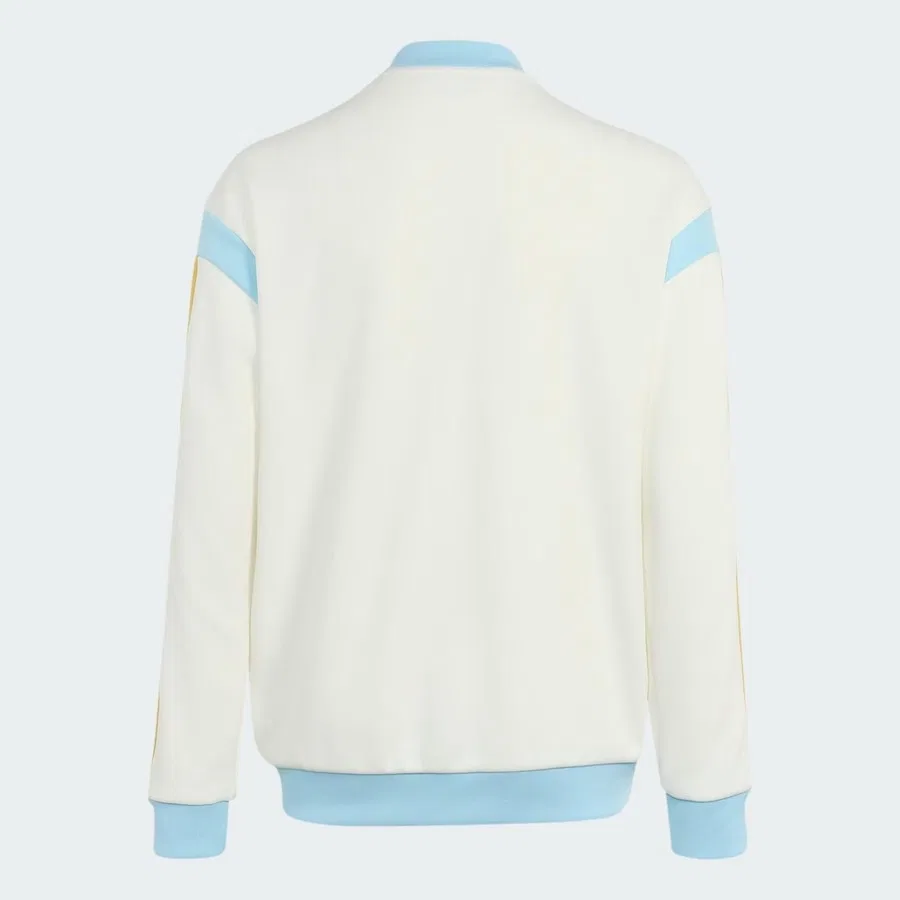 Детский свитшот с длинным рукавом Messi House Of Tiro Track Top adidas, Белый — фото 2