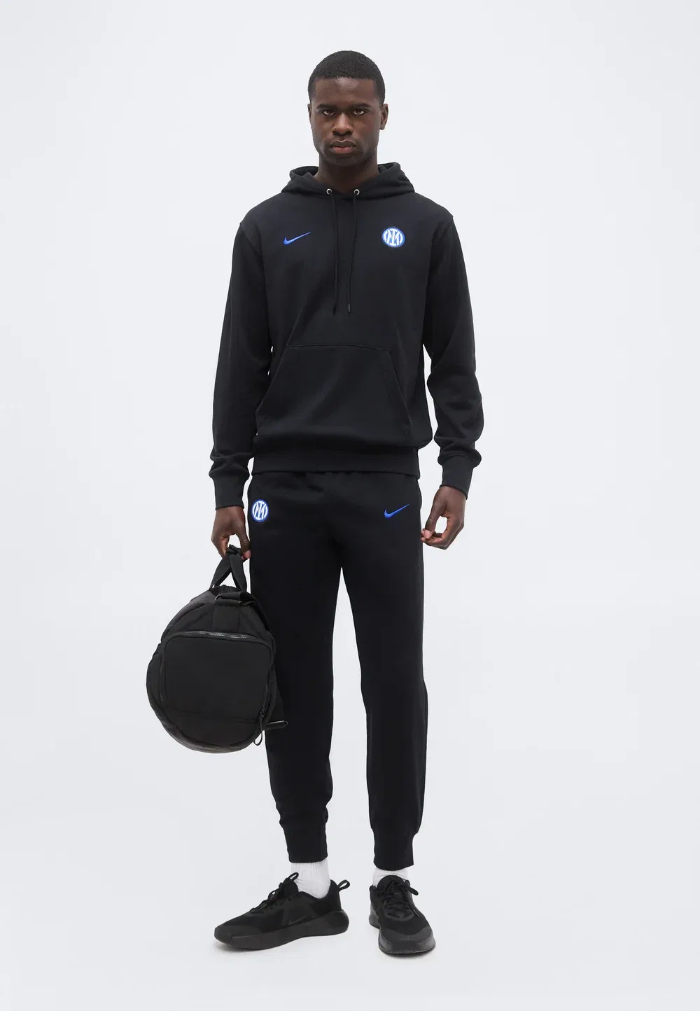 Клуб «Интер м» - клубная одежда Nike Performance, Black/Lyon Blue — фото 2