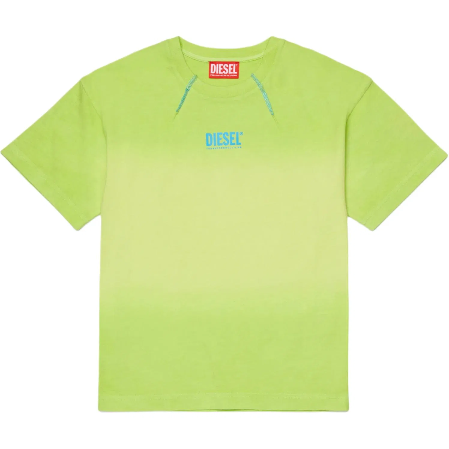Футболка с круглым вырезом DIESEL, Slime Green