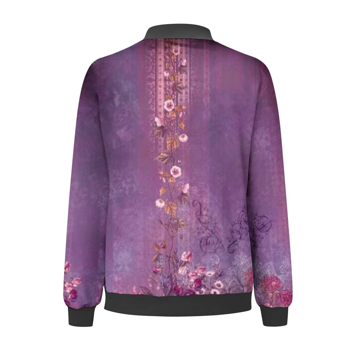 Женская куртка-бомбер с квадратным вырезом Donna Autunno Moda Tempo Libero, Oro rosa — фото 2