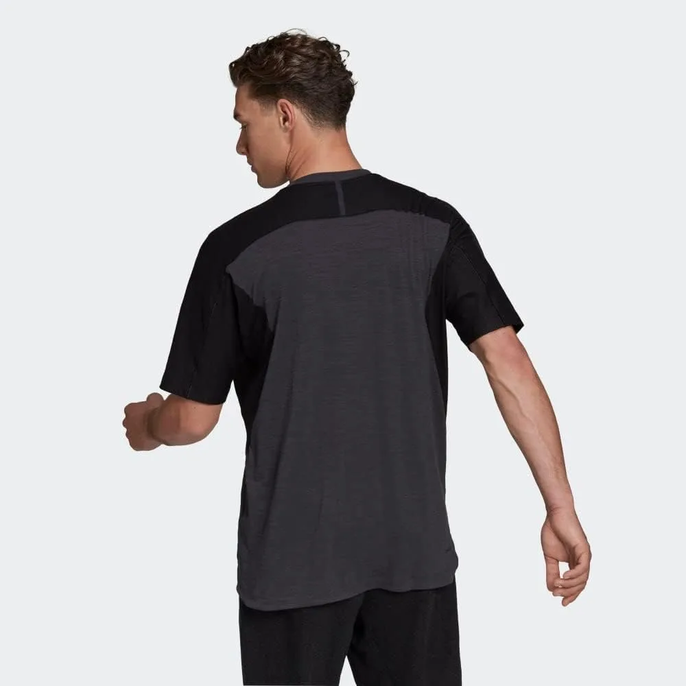 Футболка Adidas Mens Well Being, Carbon — фото 3