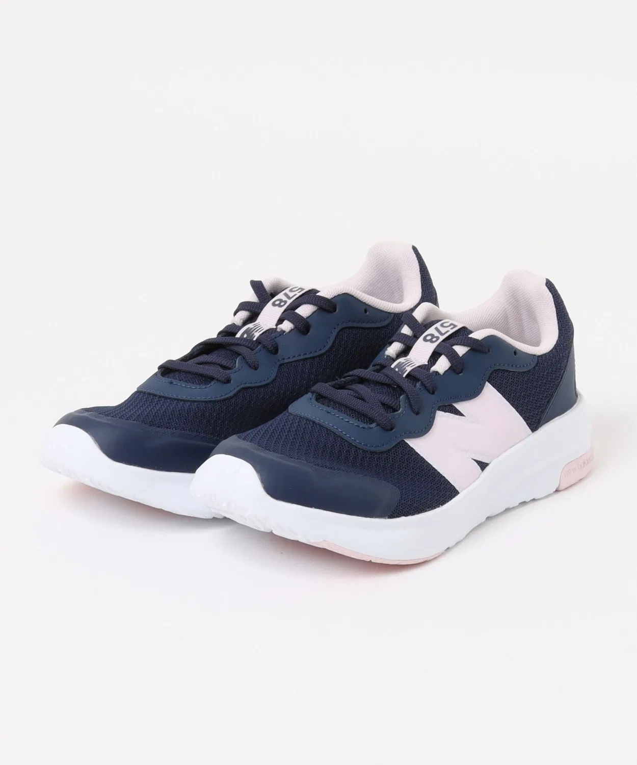 Детские кроссовки для девочек с принтом G578 New Balance, Navy/Pink