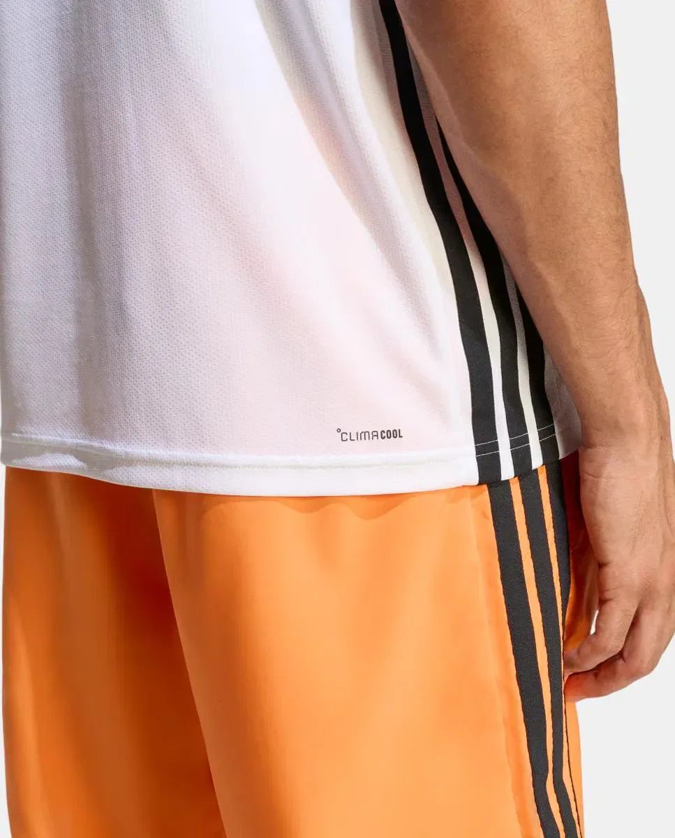 Мужская футболка тренировочная Essentials Base 3 Stripes adidas, Blanco — фото 4