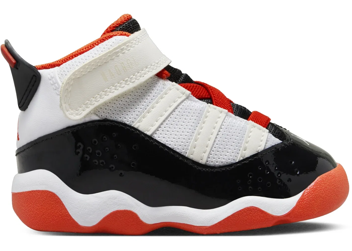Детские кроссовки Lifestyle Jordan 6 Rings Jordan, White/Black/Sail/Team Orange
