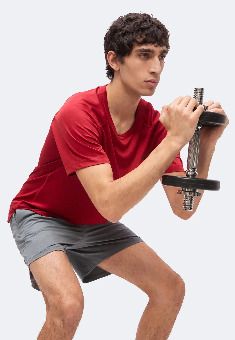 Flex - спортивная футболка Nike Performance, Tough Red/Black — фото 4
