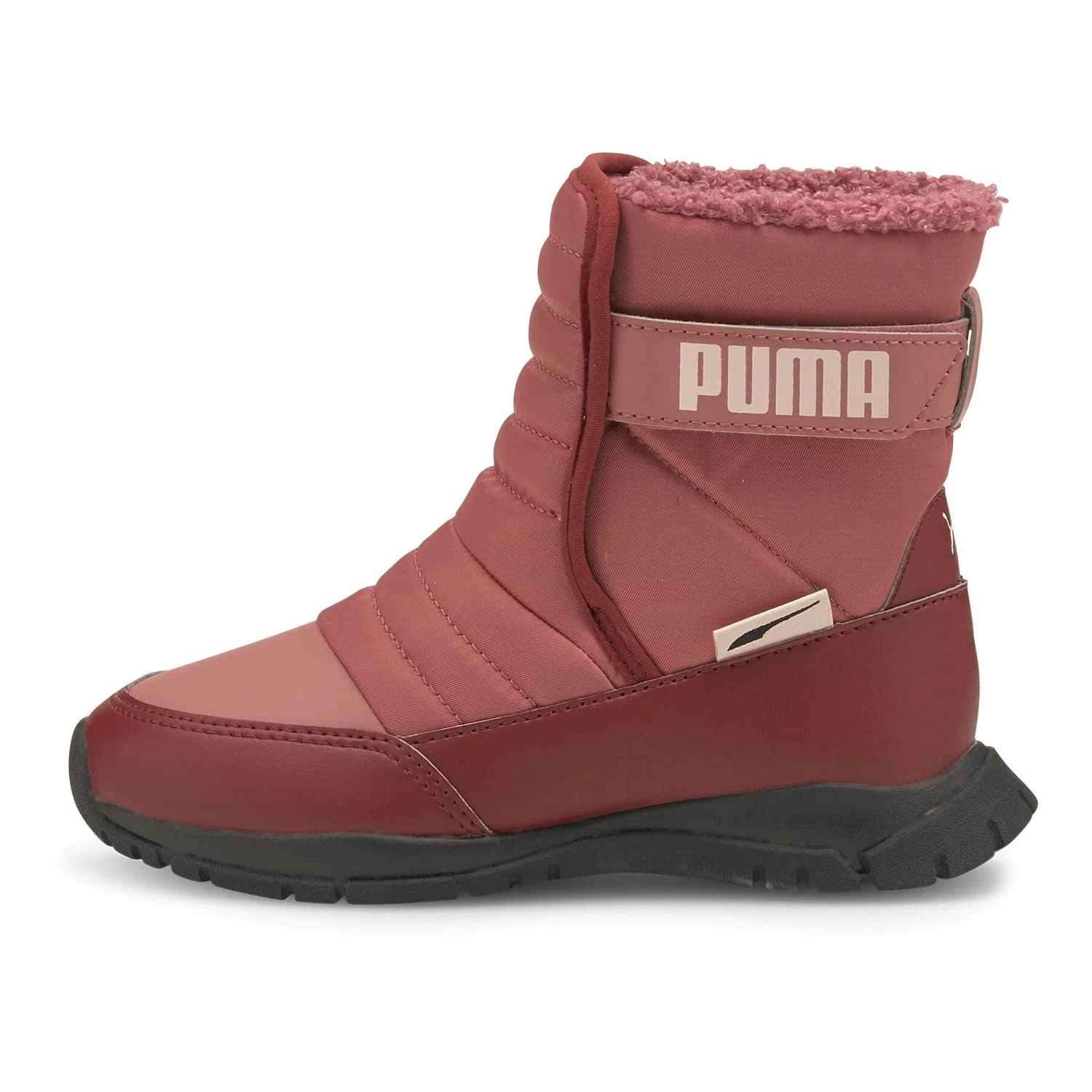 Детские зимние ботинки с высоким голенищем Puma Nieve, Rot Orange — фото 2