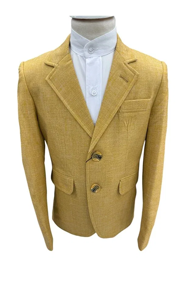 Детский пиджак для девочек спортивный желтый Looks Kids, Yellow