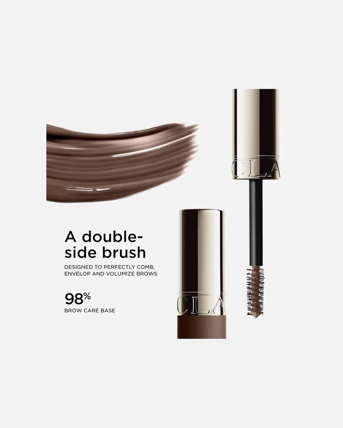 Гель для бровей Wonder Sculpt Clarins, 03 - Warm Brown — фото 4