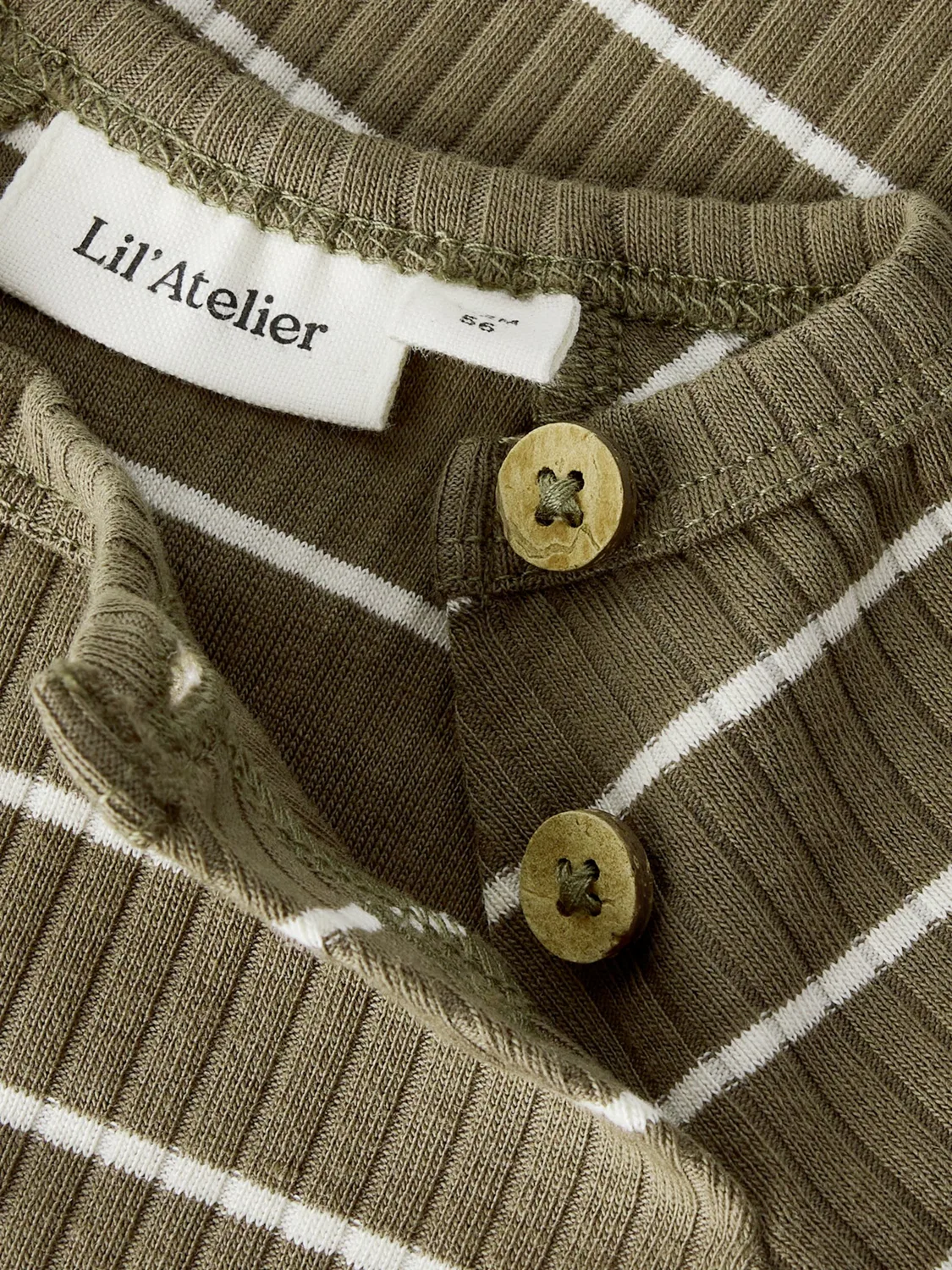 Ромпер боди NBMKAIL Lil Atelier, зеленый — фото 3