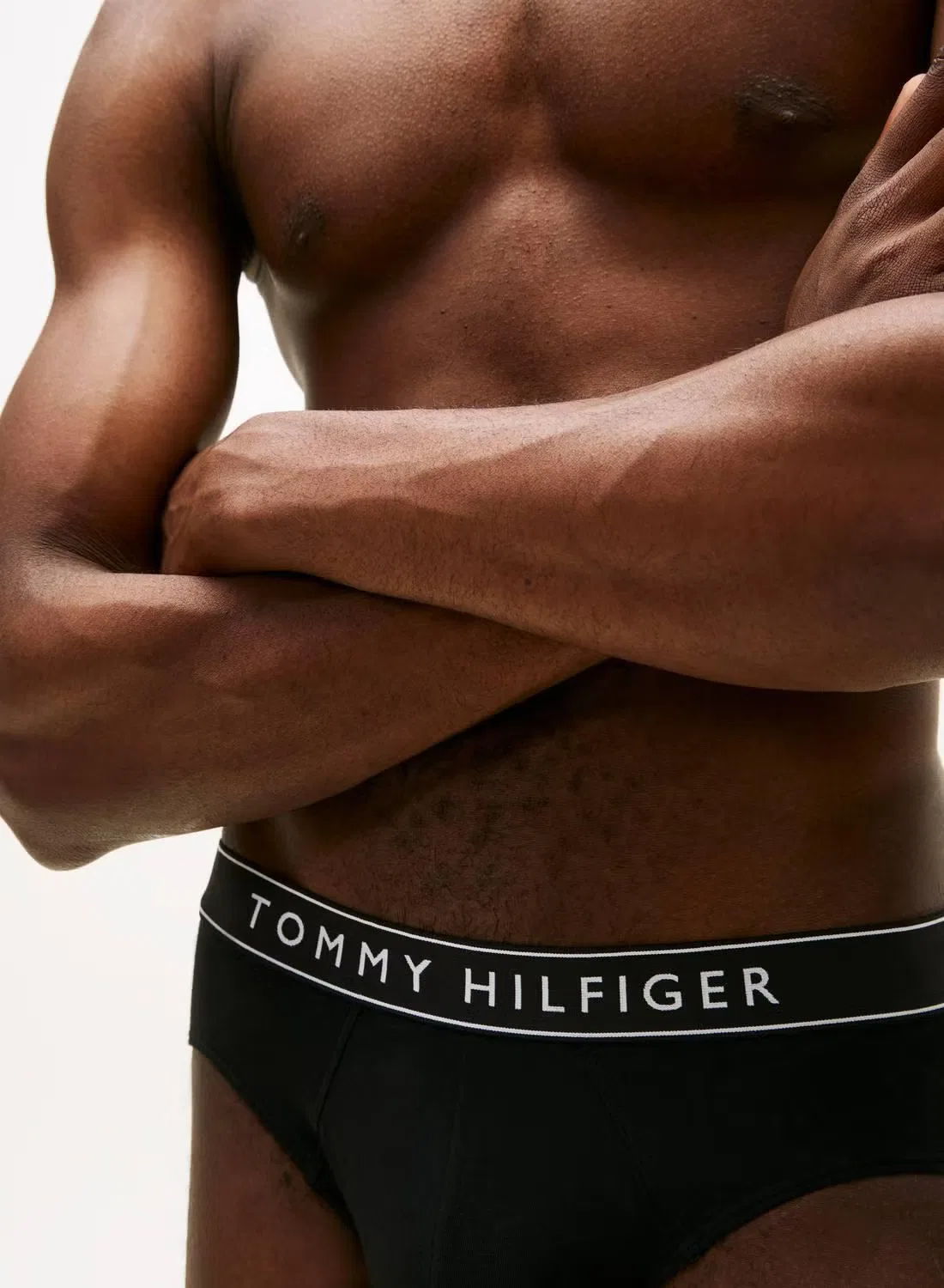 Трусы-слипы эластичные, комплект из 3 штук, Tommy Hilfiger, черный — фото 4