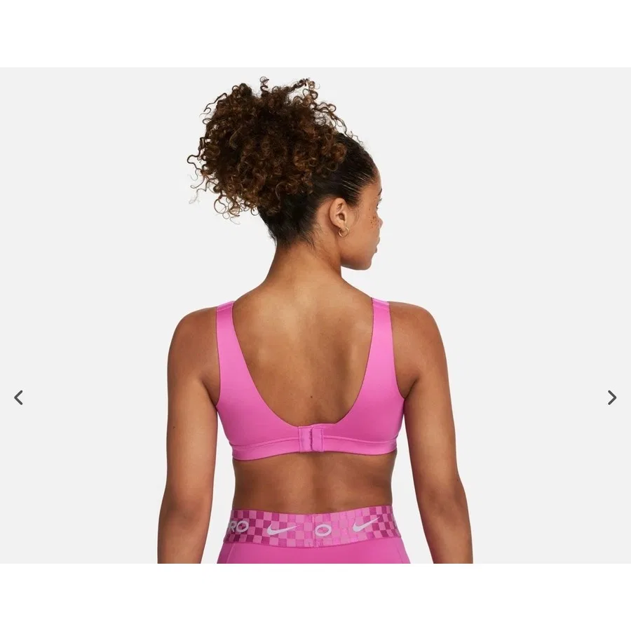 Спортивный бюстгальтер с высокой поддержкой Dri-Fit Alpha High-Support Padded Adjustable Training Nike, Розовый — фото 3