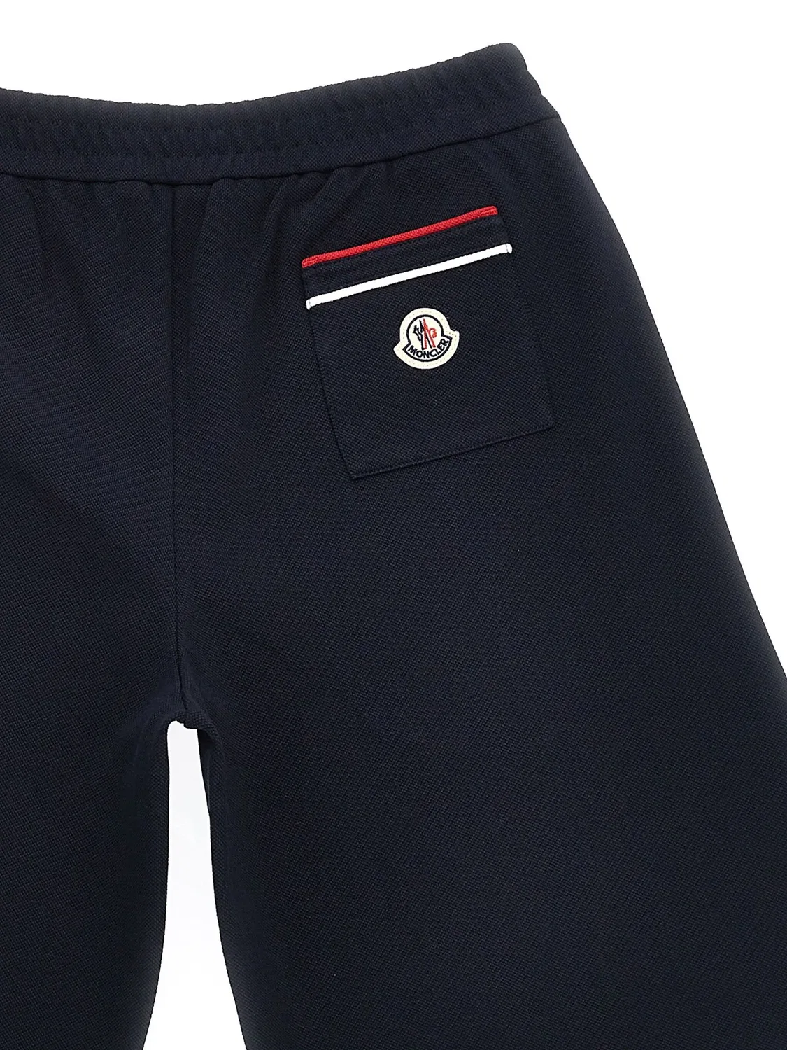 Шорты с эластичным поясом Moncler, синий — фото 3