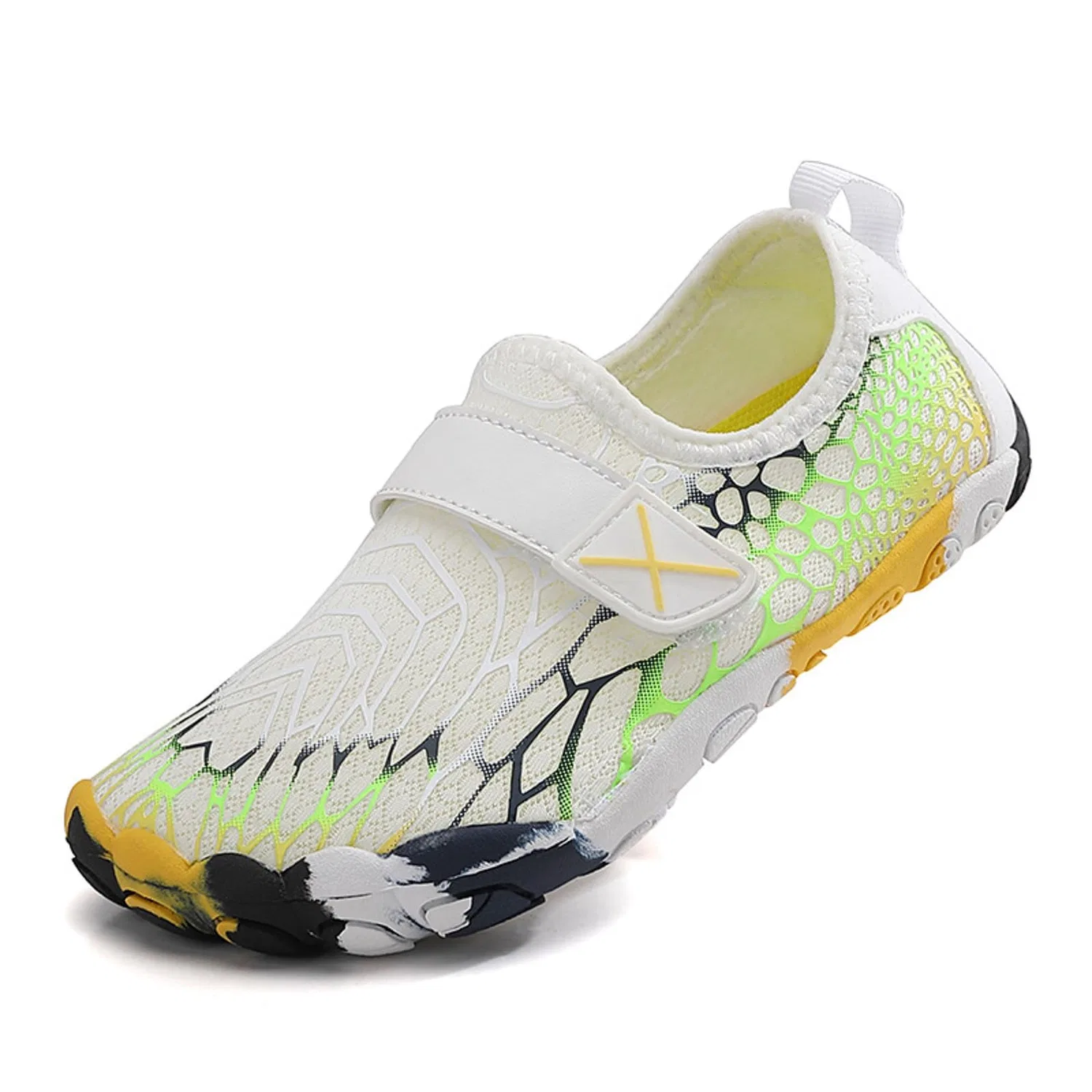 Детские кроссовки для мальчиков с принтом Pianta Larga Scarpe Scoglio Bambino Scarpe Traspiranti Ragazzo 36 Barefoot Shoes Spiaggia LED Bambini Estive Bimbo Grounding 29 Maschio in Tela 25 Sandali da Montagna 35 Bambina XS Scarpette di, Bianco — фото 3