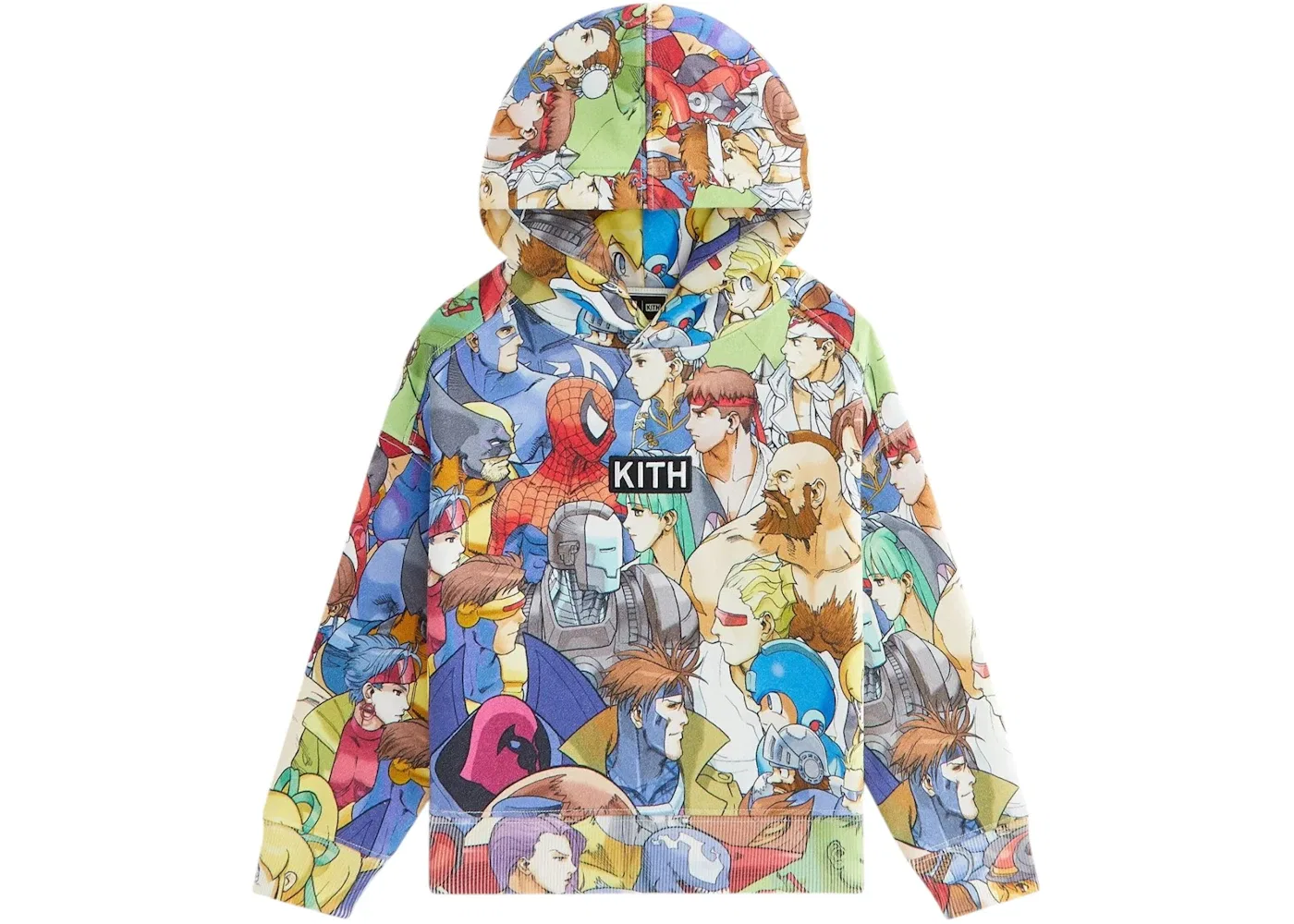 Детский худи с принтом Fighter Nelson Kith, Multi