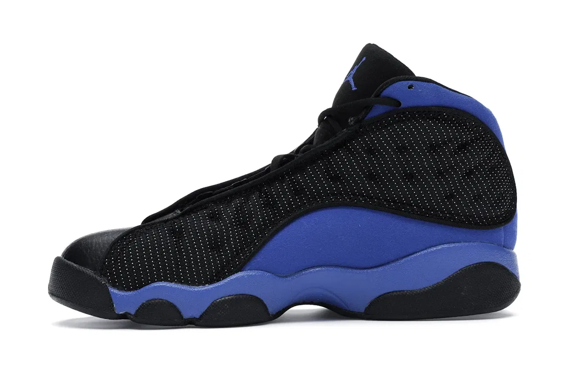 Детские кроссовки Lifestyle с принтом Air Jordan 13 Retro Jordan, Black/Black-White-Hyper Royal — фото 3