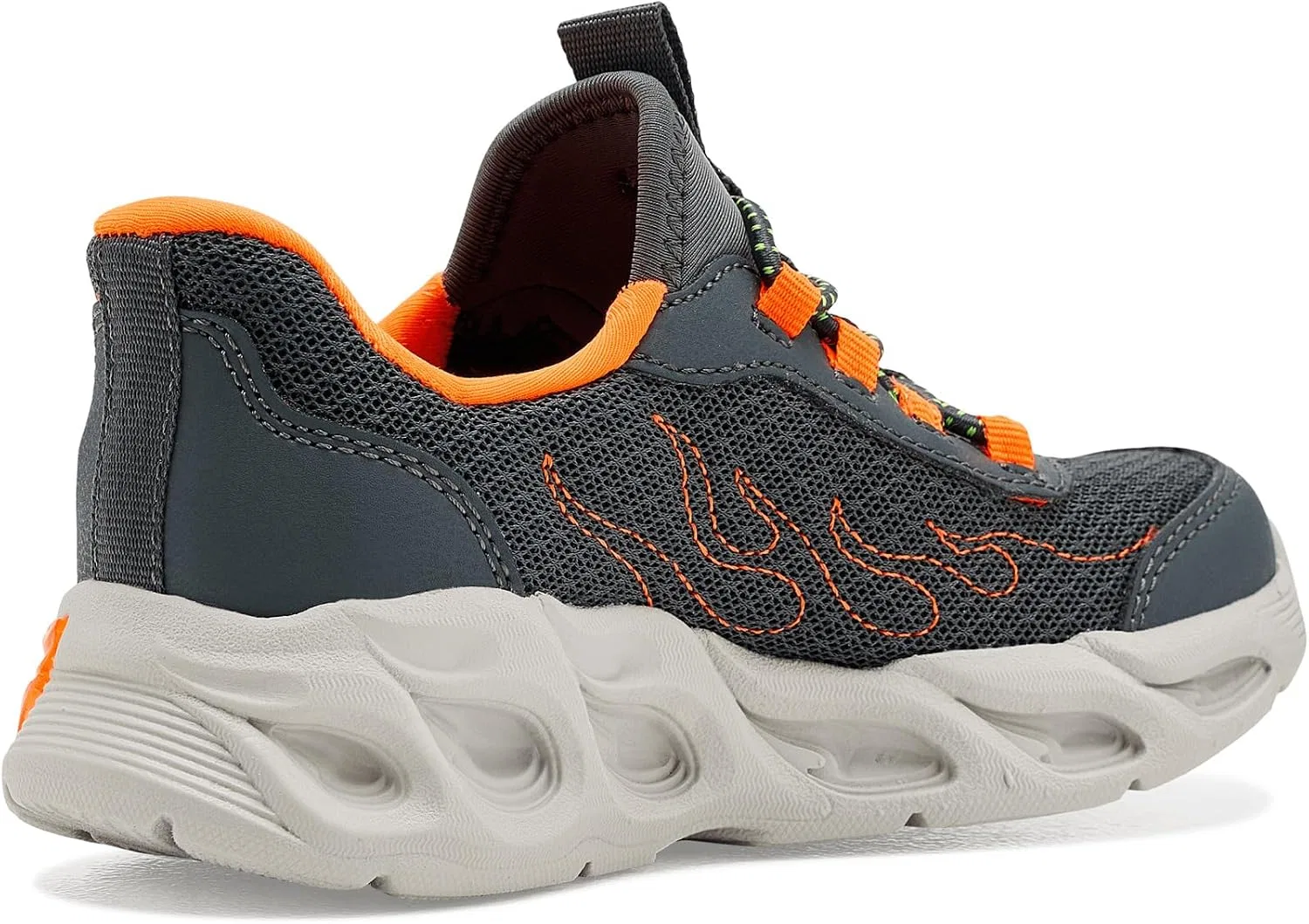 Детские кроссовки для мальчиков Thermo-Flash 2.0 Skechers, Charcoal/Orange Yellow — фото 3