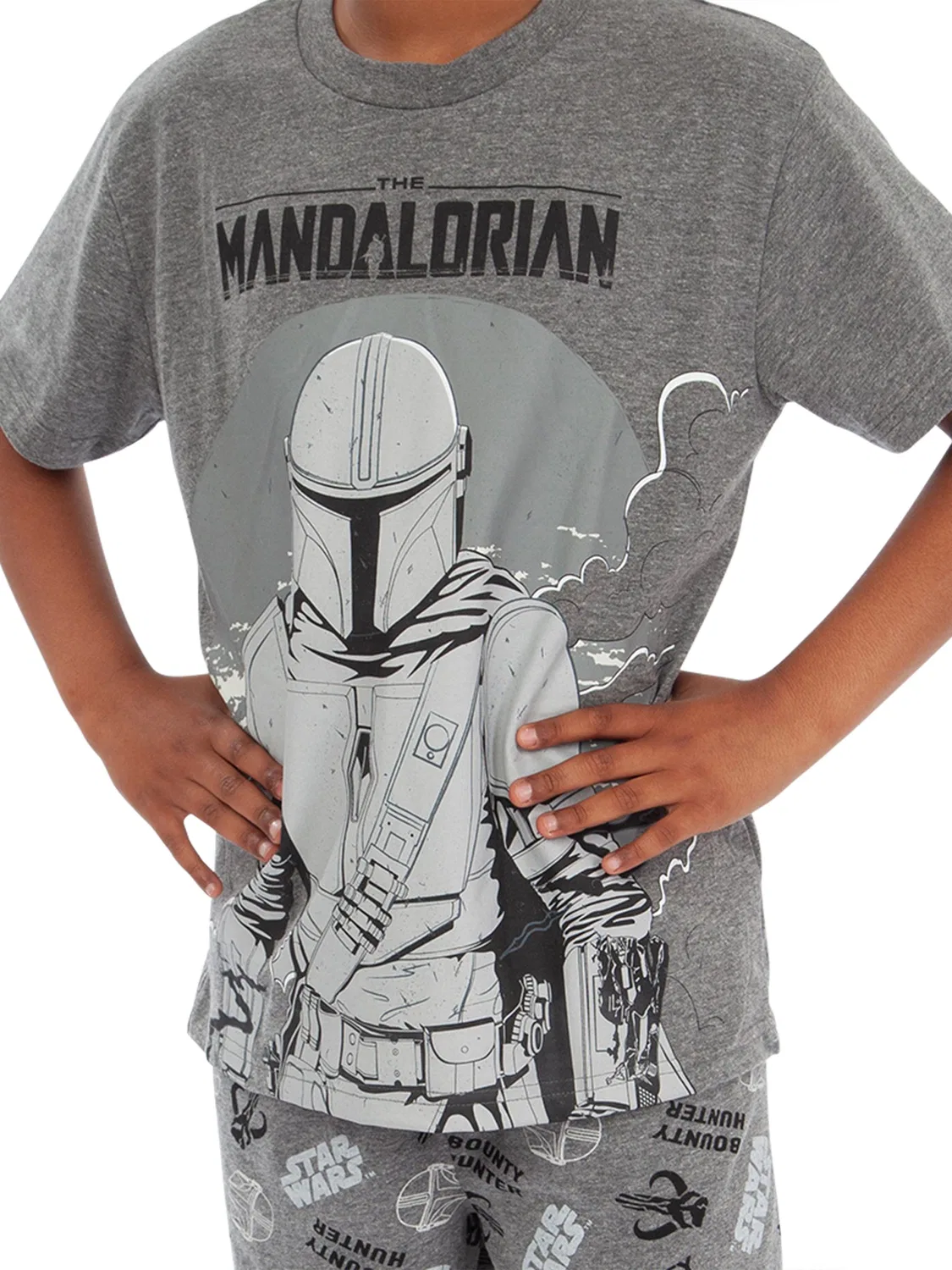 Пижама The Mandalorian Character, серый — фото 3