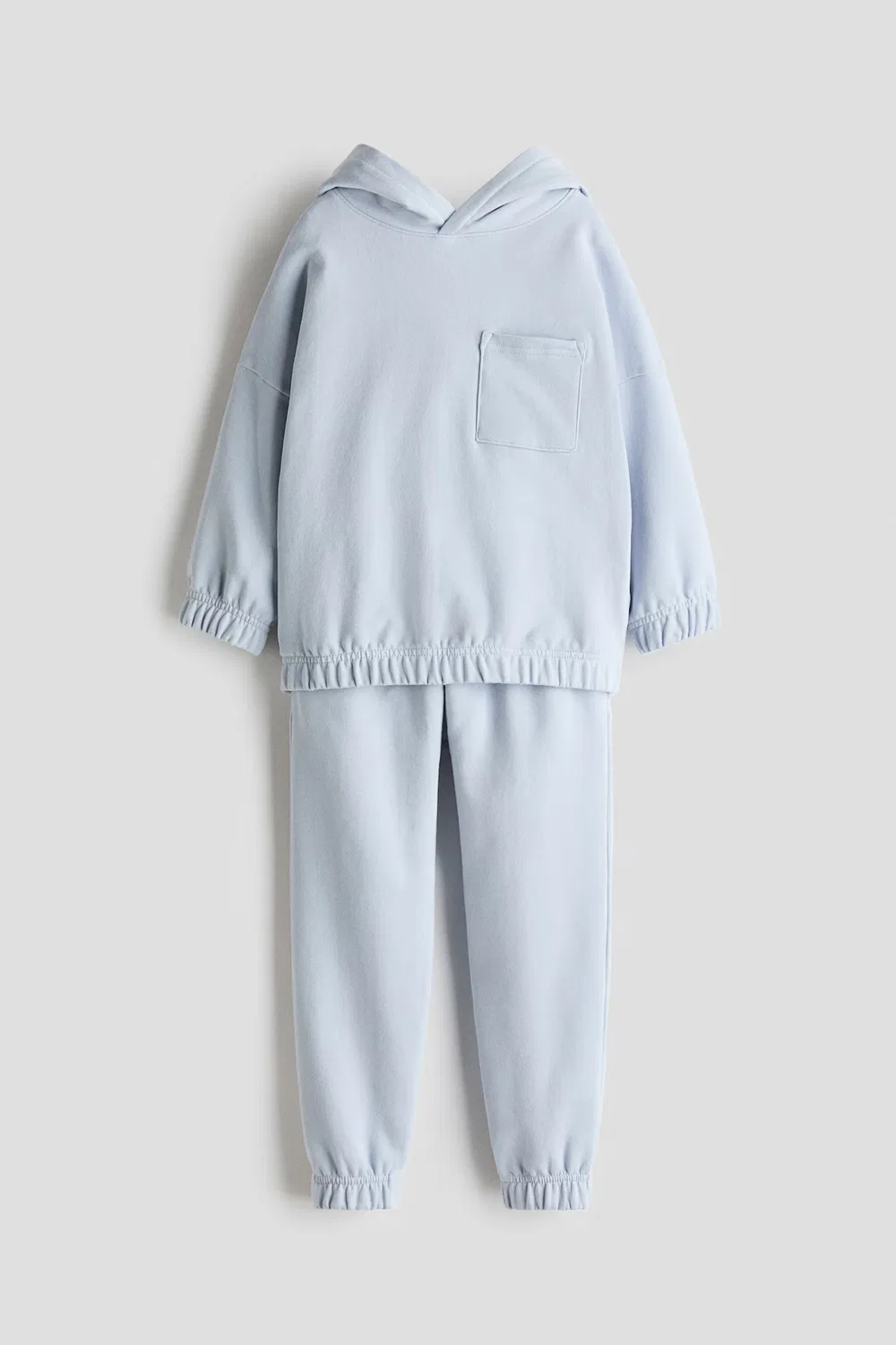 Комплект из двух хлопковых толстовок H&M, Helles Mattblau