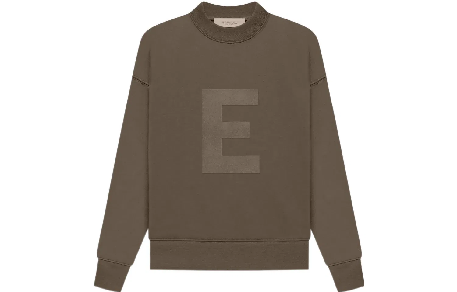 Детский свитшот с принтом Fear Of God Essentials, Wood Coffee