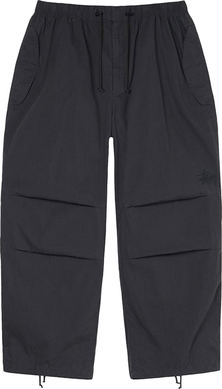 

Брюки Stussy Nyco Over Trousers 'Washed Black', черный