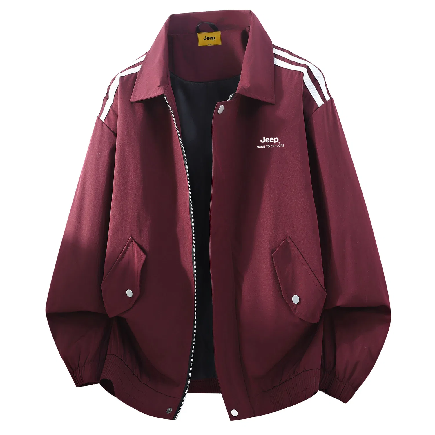 Детская куртка на молнии с воротником-стойкой Jeep Leisure Collection, Red
