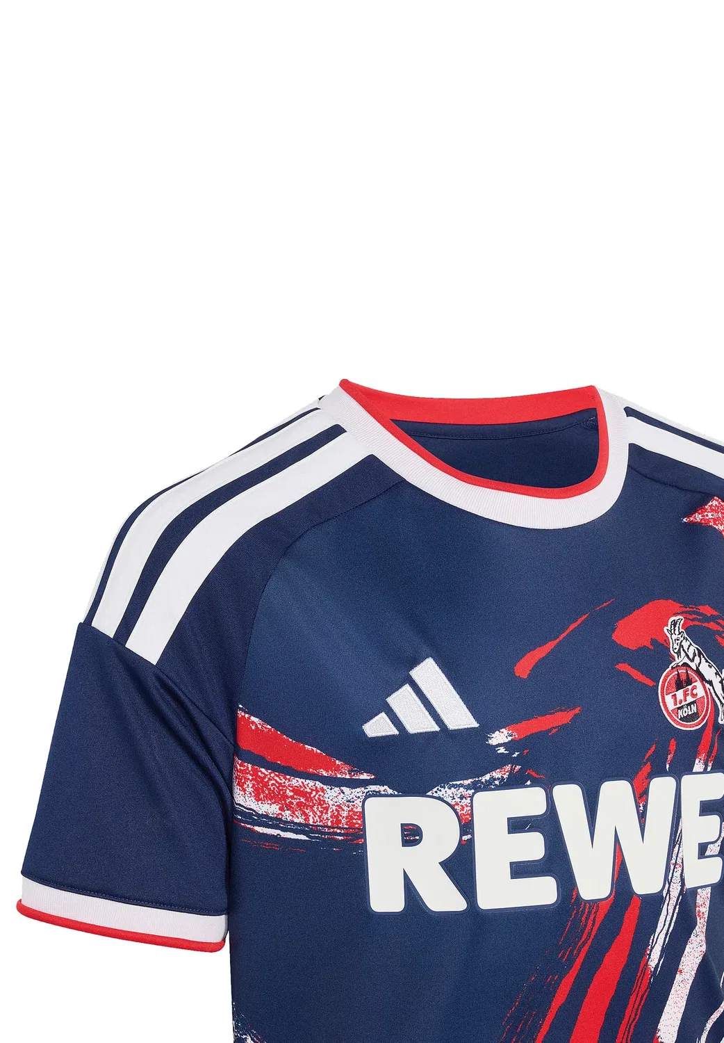 3-Я футболка ФК Кельн - футбольная майка Adidas Performance, Navy Blue — фото 4