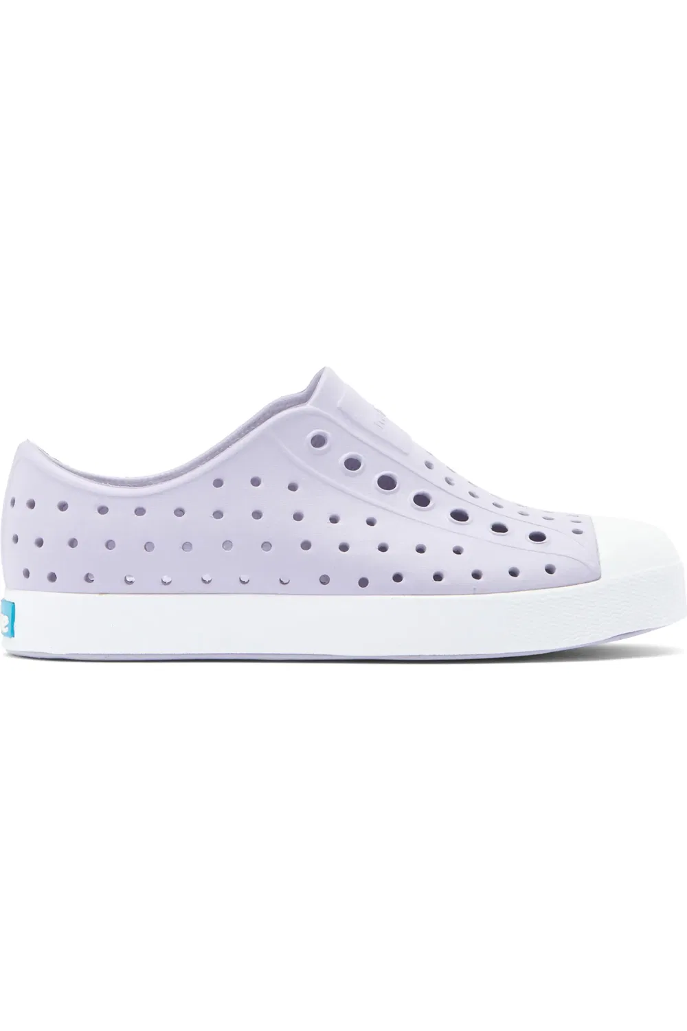 Кеды детские водонепроницаемые Jefferson Slip-On Native Shoes, Future Purple/Shell White — фото 3