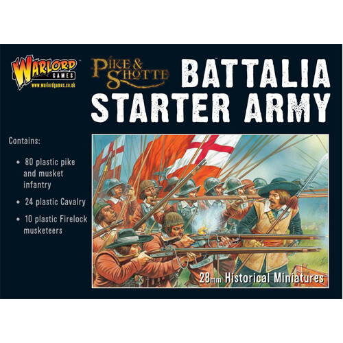 

Фигурки Battalia Starter Army Box (80 Inf, 24 Cav, 10 Firelocks) Warlord Games