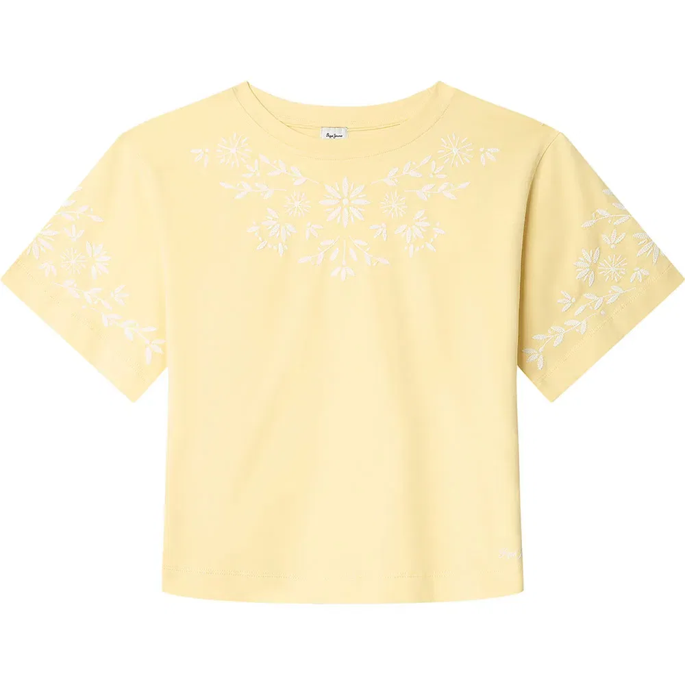 Детская футболка с принтом Geraldine Pepe jeans, Yellow