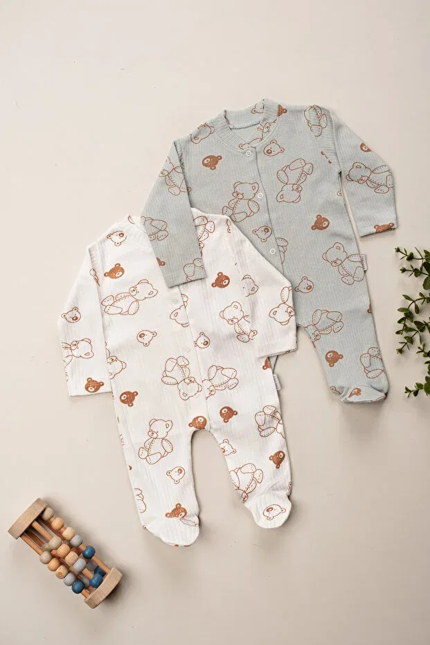 Детский комбинезон для мальчиков с принтом Enia Baby, Khaki — фото 2