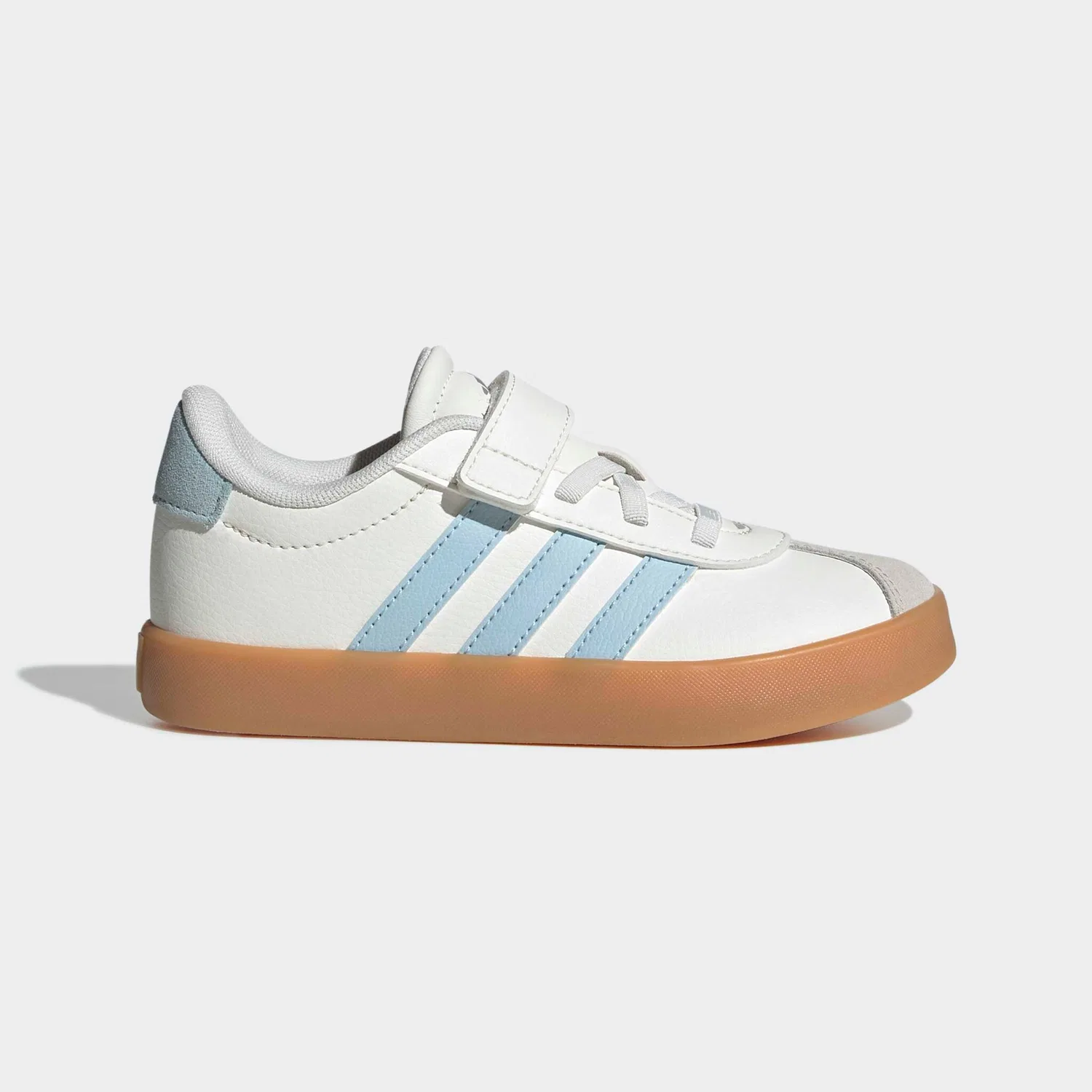 Детские спортивные кроссовки в стиле скейт Adidas Sportswear, Core White/Ice Blue — фото 2