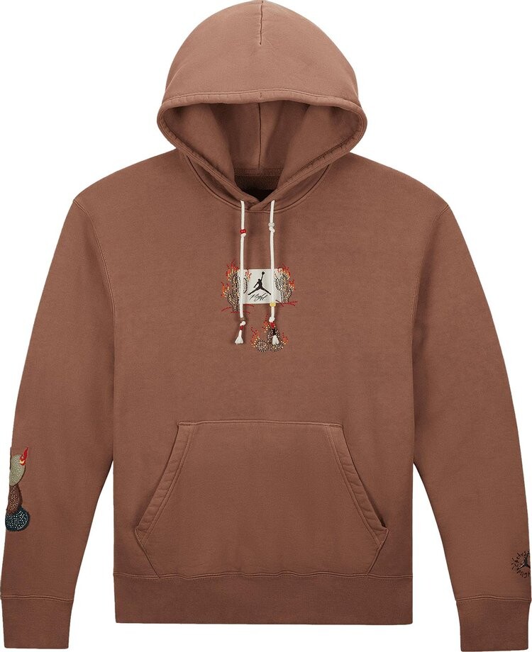 

Худи Air Jordan x Travis Scott Hoodie 'Archaeo Brown', коричневый